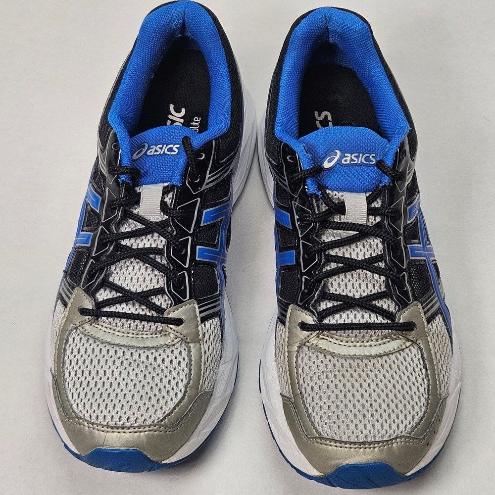 ASICS GEL Contend 4 Men Running Shoes Black Blue Silver Athletic Sneakers Size 9 - Picture 16 of 16
